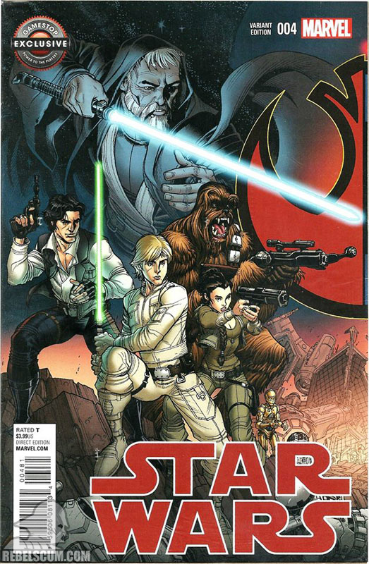 Star Wars 4 (Nick Bradshaw GameStop Rebel variant)