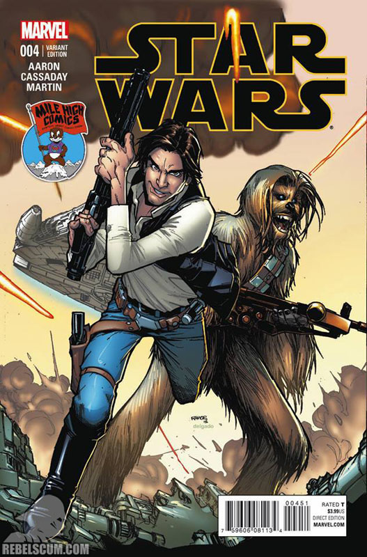 Star Wars 4 (Humberto Ramos Mile High Comics variant)