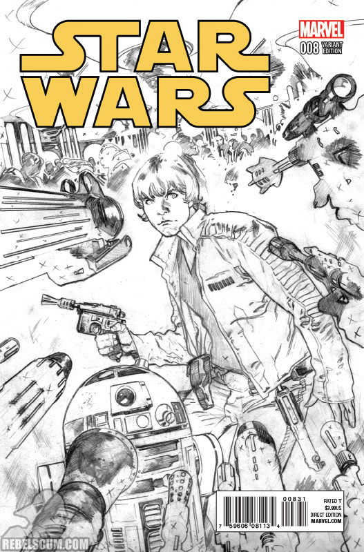 Star Wars 8 (Stuart Immonen sketch variant)