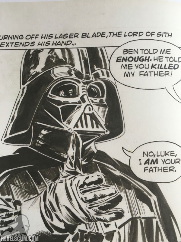 Star Wars: The Empire Strikes Back Artist Edition (Edited Page Detail)