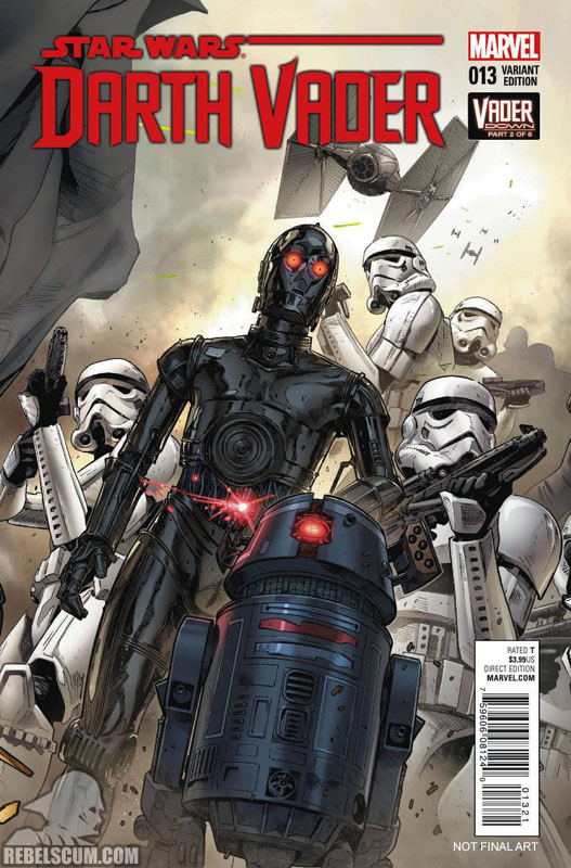 Darth Vader 13 (Clay Mann Connecting Variant B)