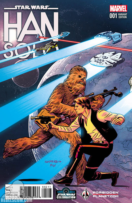 Han Solo 1 (Chris Samnee Forbidden Planet Celebration variant)