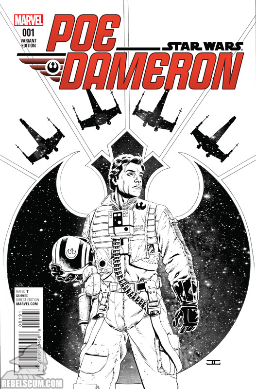 Poe Dameron 1 (John Cassaday sketch variant)