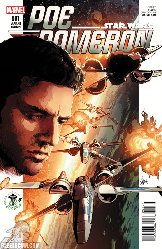 Poe Dameron 1 (Mike Deodato Emerald City Comic Con variant)