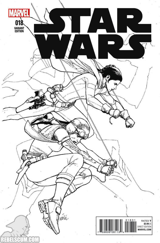 Star Wars 18 (Leinil Yu Sketch variant)