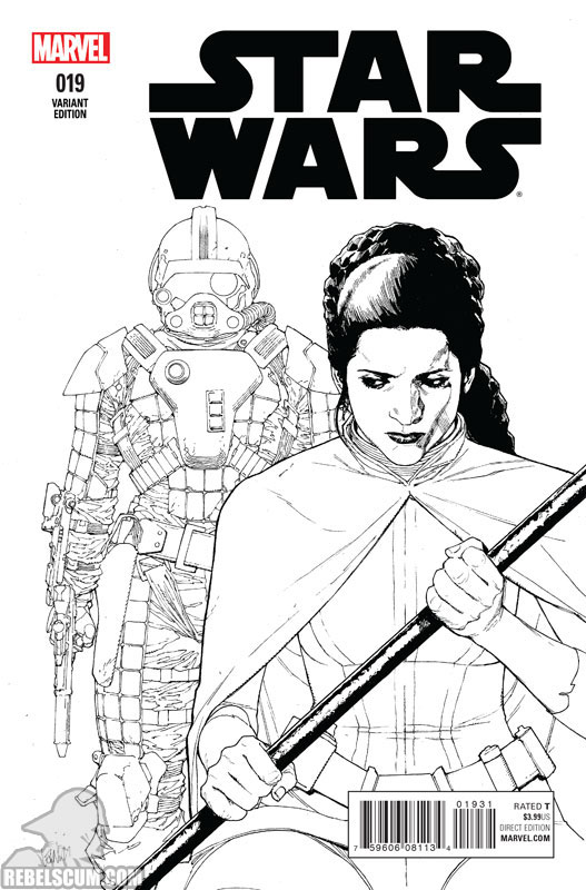 Star Wars 19 (Leinil Francis Yu sketch variant)