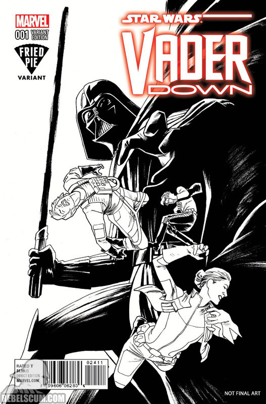 Vader Down 1 (Kris Anka Fried Pie Black & White variant)