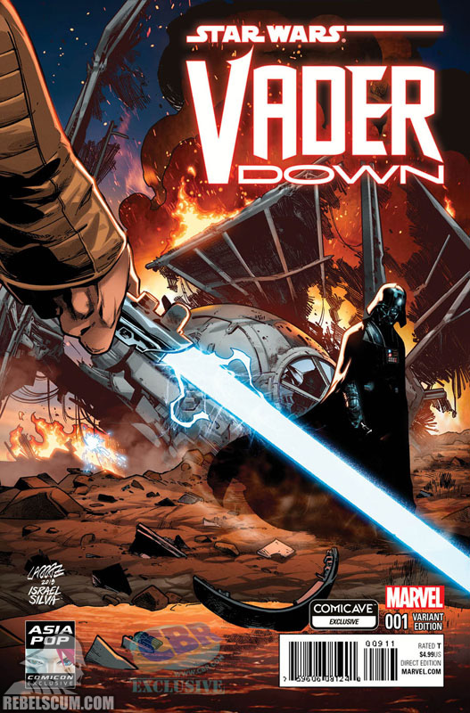 Vader Down 1 (Pepe Larraz/Israel Silva Comicave/Asia Pop Comic Con variant)