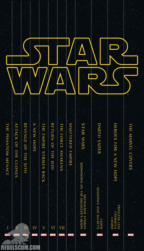 Star Wars Box Set Slipcase (Spine View)