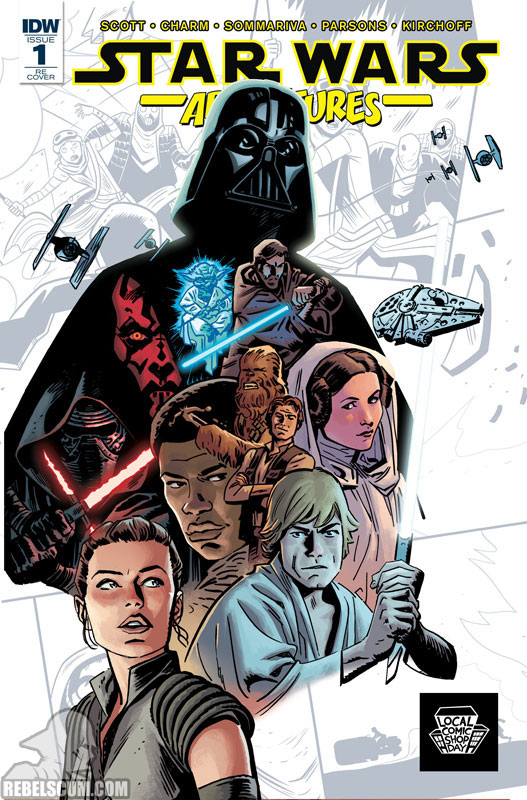 Star Wars Adventures 1 (Chris Samnee Local Comic Shop Day variant)