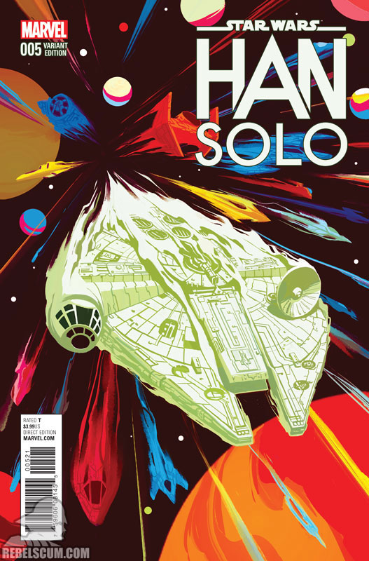 Han Solo 5 (Mike del Mundo Millennium Falcon variant)