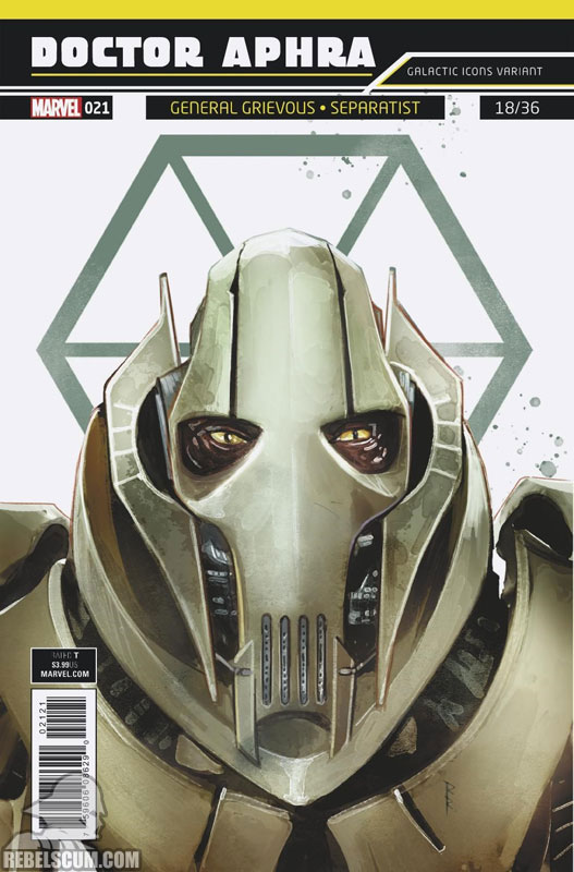 Doctor Aphra 21 (Rod Reis Galactic Icon variant)