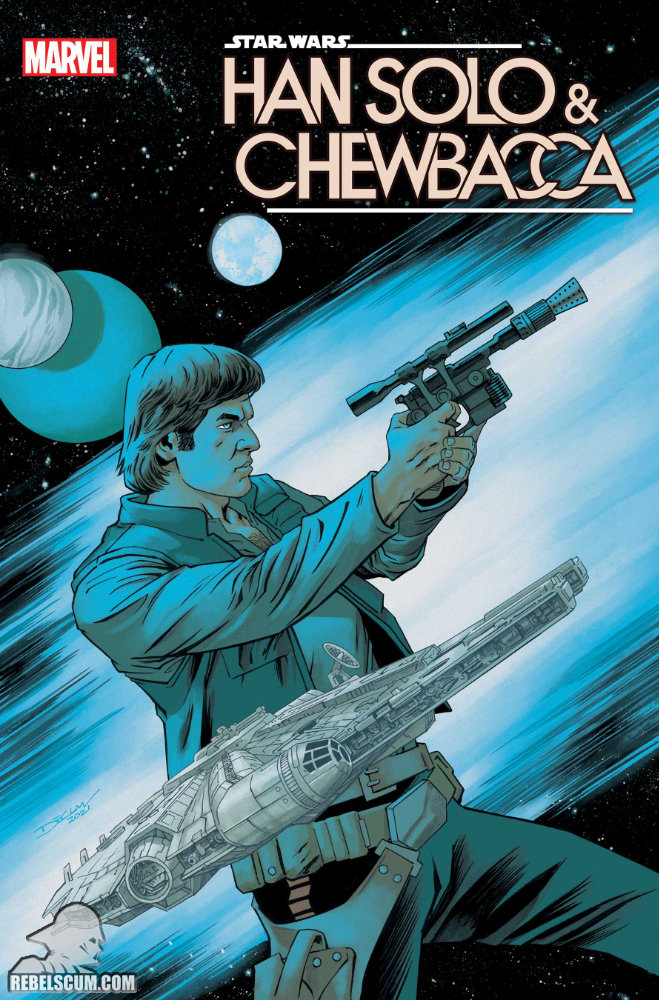 Han Solo %26 Chewbacca 1 (Declan Shalvey variant)