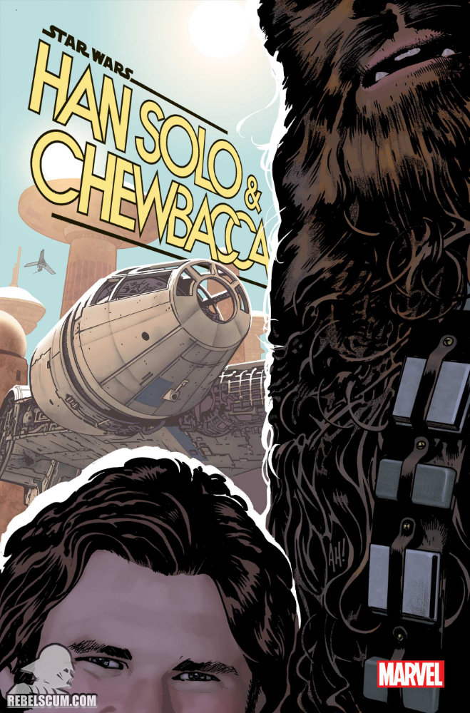 Han Solo & Chewbacca 2 (Adam Hughes variant)