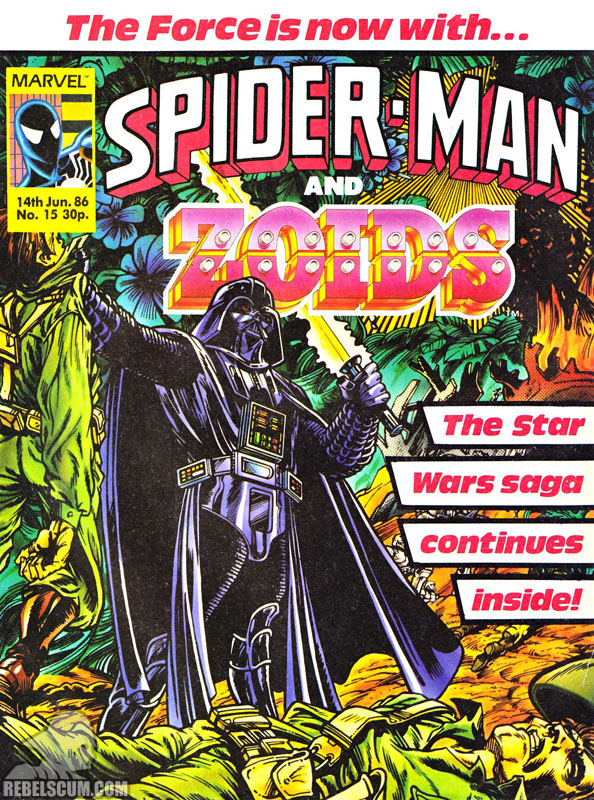 Spider-Man and Zoids 15 (Star Wars Annual reprint)
