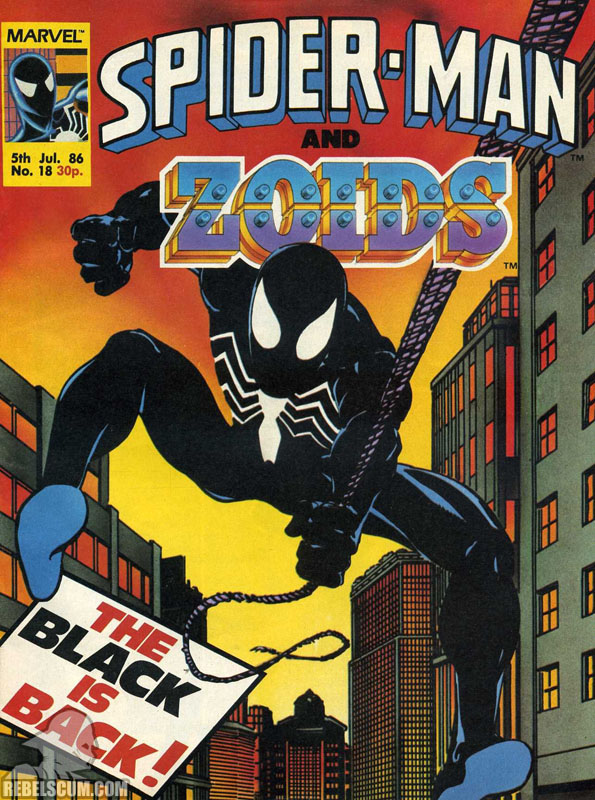 Spider-Man and Zoids 18 (Star Wars Annual reprint)
