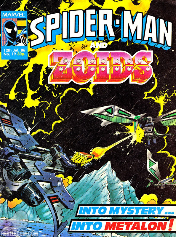 Spider-Man and Zoids 19 (Star Wars Annual reprint)