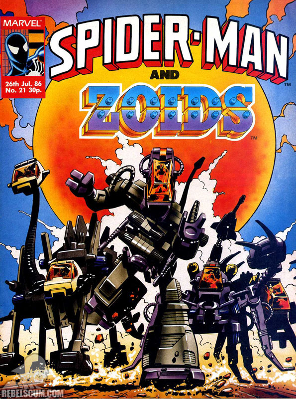 Spider-Man and Zoids 21 (Star Wars Annual reprint)