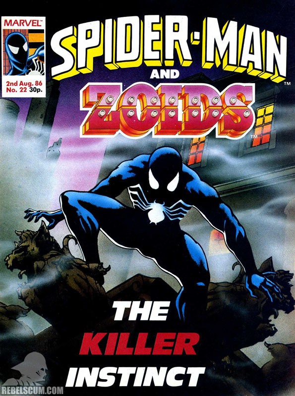 Spider-Man and Zoids 22 (Star Wars Annual reprint)