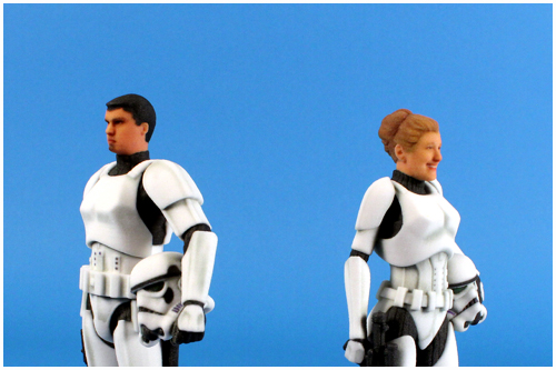 Disney D-Tech Me Stormtrooper - Chris Wyman And Wife Courtney In Stormtrooper Disguise Disney D-Tech Me Stormtrooper - Chris Wyman And Wife Courtney In Stormtrooper Disguise