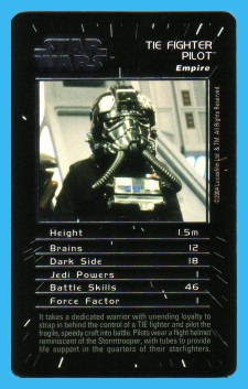 UK Exclusive OT DVD Card - TIE Fighter Pilot