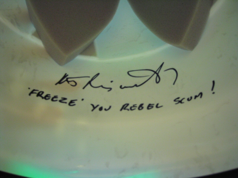 Shepperton Design Studios Stunt Trooper Helmet - Inscription