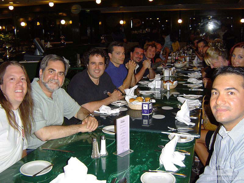  Left Side: Duncan Jenkins, Steve Sansweet, Gus Lopez, Chris Georgoulias, John Alvarez, Steve York, Joe Yglesias. Right Side: Luis Galvez, Shannon Baska McRandle, Michonne Bourriague