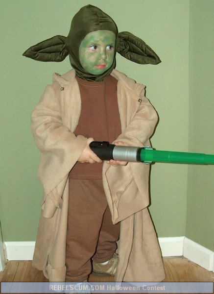 Arron as Yoda