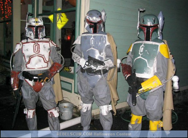 Jaf Farkas- Mark Miller -Shane Pitkin as Mandalorian Commandos