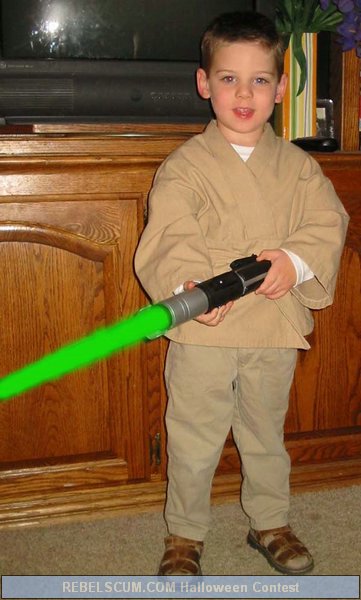 Fred as a Padawan Jedi