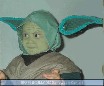 Evan as Yoda