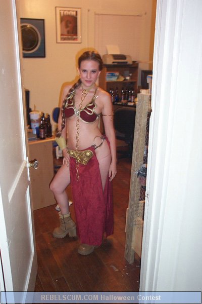 Michelle Mckinney as Slave Leia