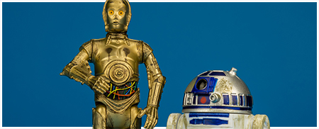 C-3PO & R2-D2 - Solo Star Wars Universe action figure two pack from Hasbro C-3PO & R2-D2 - Solo Star Wars Universe action figure two pack from Hasbro