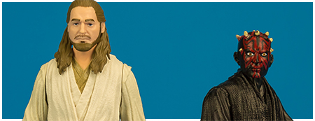 Darth Maul & Qui-Gon Jinn - Solo: A Star Wars Story 3.75-inch action figure two pack from Hasbro Darth Maul & Qui-Gon Jinn - ForceLink 2.0 3.75-inch action figure two pack from Hasbro