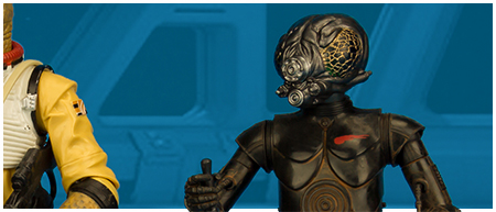 Qi'ra (Corellia) - The Black Series 6-inch action figure from Hasbro 4-LOM - The Black Series 6-inch action figure from Hasbro