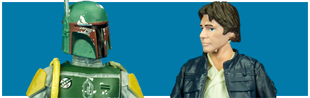 Han Solo & Boba Fett Two-Pack from Hasbro Han Solo & Boba Fett Two-Pack from Hasbro