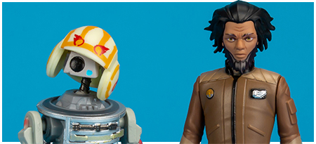 Jarek Yeager & Bucket (R1-J5) Star Wars Resistance 3.75-inch action figure 2-Pack from Hasbro Jarek Yeager & Bucket (R1-J5) Star Wars Resistance 3.75-inch action figure 2-Pack from Hasbro