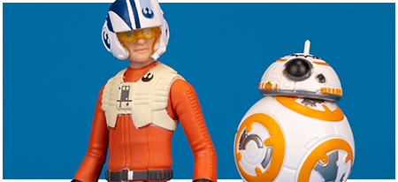 Poe Dameron & BB-8 Star Wars Resistance 3.75-inch action figure 2-Pack from Hasbro Poe Dameron & BB-8 Star Wars Resistance 3.75-inch action figure 2-Pack from Hasbro