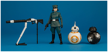 Rose (First Order Disguise), BB-8, & BB-9E - ForceLink 2.0 3.75-inch action figure set from Hasbro Rose (First Order Disguise), BB-8, & BB-9E - ForceLink 2.0 3.75-inch action figure set from Hasbro