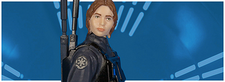 Sergeant Jyn Erso (Imperial Ground Crew Disguise) from Hasbro's Rogue One Collection Sergeant Jyn Erso (Imperial Ground Crew Disguise) from Hasbro's Rogue One Collection