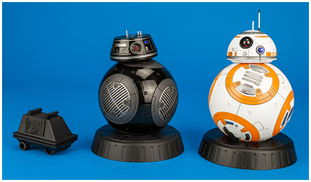 Hot Toys Star Wars Last Jedi BB-8 & BB-9E 2 Droid Figure Set MMS442 NIB