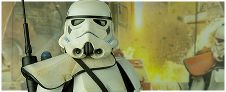 MMS386 Stormtrooper Jedha Patrol 1/6 scale collectible figure from Hot Toys MMS386 Stormtrooper Jedha Patrol 1/6 scale collectible figure from Hot Toys