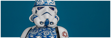 MMS401 Stormtrooper (Porcelain Pattern Version) - 1/6 scale Movie Masterpiece Series collectible figure from Hot Toys