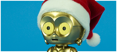 Merry Force Be With You C-3PO Cosbaby 2016 holiday gift from Hot Toys Merry Force Be With You C-3PO Cosbaby 2016 holiday gift from Hot Toys