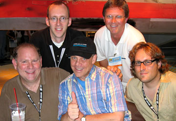 L to R: Philip Wise, Chris H, Mark Hamill, Mark Hurray, Dave Myatt