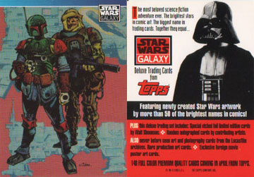 Star Wars Galaxy Series 1 preview card, 1993