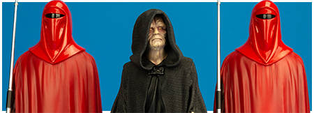 Emperor Palpatine with Royal Guard ARTFX+ Three pack from Kotobukiya Emperor Palpatine with Royal Guard ARTFX+ Three pack from Kotobukiya