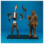Han Solo & Chewbacca ARTFX+ 1/10th scale pre-painted model kit from Kotobukiya