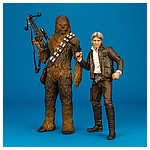 Han Solo & Chewbacca ARTFX+ 1/10th scale pre-painted model kit from Kotobukiya