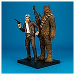 Han Solo & Chewbacca ARTFX+ 1/10th scale pre-painted model kit from Kotobukiya